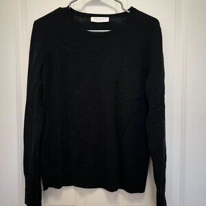 Everlane Cashmere Crew in Black, Size M
